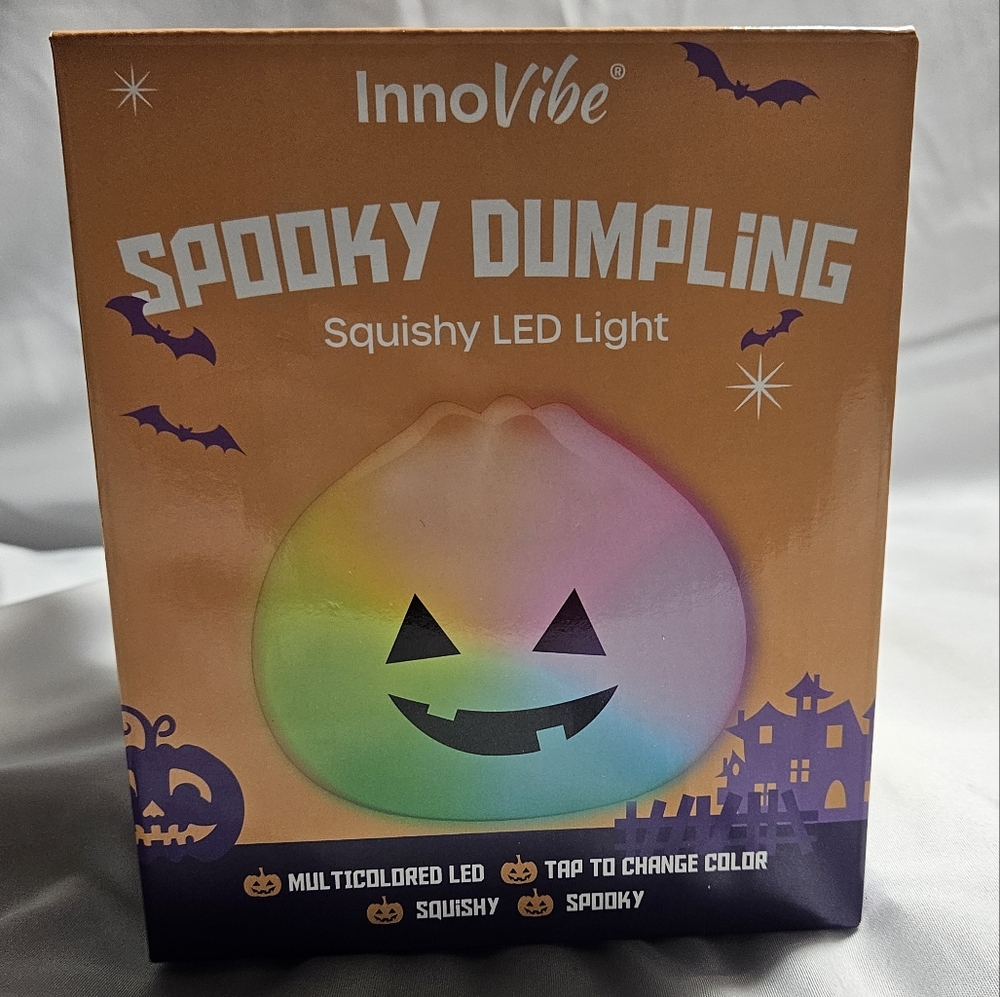 Innovibe Spooky Dumpling Squishy LED Light NEW